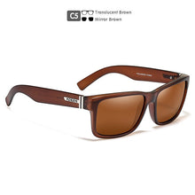 Load image into Gallery viewer, KDEAM  Mirror Polarized Sunglasses For Men Translucent Blue Frame Shades  Women Square Outdoor Driving Designer Sun Glasses