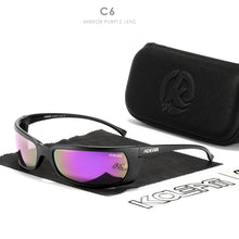 Load image into Gallery viewer, KDEAM  2022 Goggles UV400 Polarized Sunglasses Men Uniquely Shaped Sun Glasses Unisex With Original Box KD7704