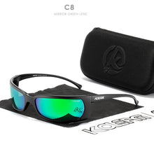 Load image into Gallery viewer, KDEAM  2022 Goggles UV400 Polarized Sunglasses Men Uniquely Shaped Sun Glasses Unisex With Original Box KD7704