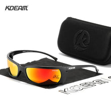 Load image into Gallery viewer, KDEAM  2022 Goggles UV400 Polarized Sunglasses Men Uniquely Shaped Sun Glasses Unisex With Original Box KD7704
