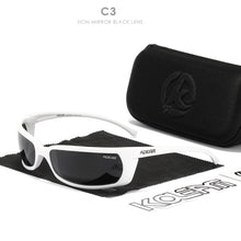 Load image into Gallery viewer, KDEAM  2022 Goggles UV400 Polarized Sunglasses Men Uniquely Shaped Sun Glasses Unisex With Original Box KD7704