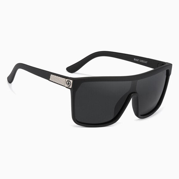 KDEAM One-Piece Lens Polarized Sunglasses Men High Quality Outdoor Travel Square Sun Glasses  Design UV400 Goggles 6XH
