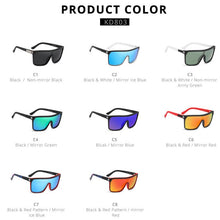 Load image into Gallery viewer, KDEAM One-Piece Lens Polarized Sunglasses Men High Quality Outdoor Travel Square Sun Glasses  Design UV400 Goggles 6XH