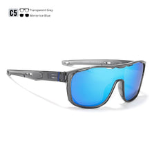 Load image into Gallery viewer, KDEAM One Piece Shape Polarized Sunglasses Men Sports Shield Glasses Oversized Reduce windage Designed Frame