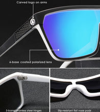Load image into Gallery viewer, KDEAM One-piece Shape Men Sunglasses Polarized Elastic Paint Surface Sun Glasses Women Suitable Long-lasting Goggles Cat.3