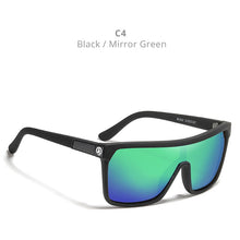 Load image into Gallery viewer, KDEAM One-piece Shape Men Sunglasses Polarized Elastic Paint Surface Sun Glasses Women Suitable Long-lasting Goggles Cat.3
