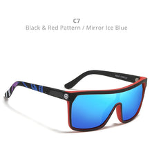 Load image into Gallery viewer, KDEAM One-piece Shape Men Sunglasses Polarized Elastic Paint Surface Sun Glasses Women Suitable Long-lasting Goggles Cat.3