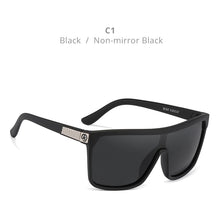 Load image into Gallery viewer, KDEAM One-piece Shape Men Sunglasses Polarized Elastic Paint Surface Sun Glasses Women Suitable Long-lasting Goggles Cat.3