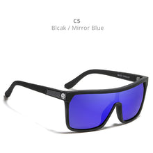 Load image into Gallery viewer, KDEAM One-piece Shape Men Sunglasses Polarized Elastic Paint Surface Sun Glasses Women Suitable Long-lasting Goggles Cat.3