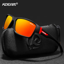Load image into Gallery viewer, KDEAM Outdoor Polarized Sunglasses Goggles Men Sun Glasses 100%UV Zipper Case Included Sports Eyewear KD510