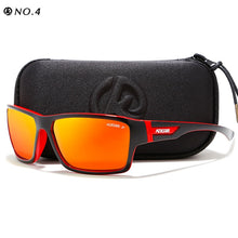 Load image into Gallery viewer, KDEAM Outdoor Polarized Sunglasses Goggles Men Sun Glasses 100%UV Zipper Case Included Sports Eyewear KD510
