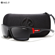 Load image into Gallery viewer, KDEAM Outdoor Polarized Sunglasses Goggles Men Sun Glasses 100%UV Zipper Case Included Sports Eyewear KD510