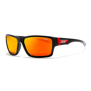 KDEAM Outdoor Polarized Sunglasses Goggles Men Sun Glasses 100%UV Zipper Case Included Sports Eyewear KD510