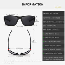 Load image into Gallery viewer, KDEAM Outdoor Polarized Sunglasses Goggles Men Sun Glasses 100%UV Zipper Case Included Sports Eyewear KD510