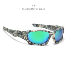 Load image into Gallery viewer, KDEAM Outdoor Sports Polarized Sunglasses Men Curve Cutting Frame Stress-Resistant Lens Shield Sun Glasses Women KD0623
