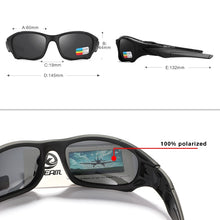 Load image into Gallery viewer, KDEAM Outdoor Sports Polarized Sunglasses Men Curve Cutting Frame Stress-Resistant Lens Shield Sun Glasses Women KD0623