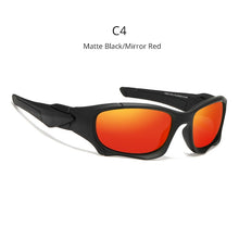 Load image into Gallery viewer, KDEAM Outdoor Sports Polarized Sunglasses Men Curve Cutting Frame Stress-Resistant Lens Shield Sun Glasses Women KD0623
