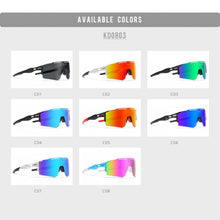 Load image into Gallery viewer, KDEAM Oversized Sunglasses Polarized Men&#39;s Sports Goggle TR90 Windproof UV400 1.2mm Thickness Len With Free Box