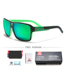 Load image into Gallery viewer, KDEAM Polarized Goggles Men Sport Eyewear Square Sunglasses Male Brand Driving Polarized Glasses Outdoor UV400 Goggles X7