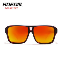 Load image into Gallery viewer, KDEAM Polarized Goggles Men Sport Eyewear Square Sunglasses Male Brand Driving Polarized Glasses Outdoor UV400 Goggles X7