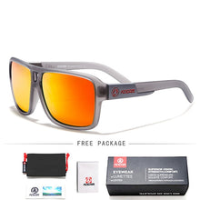 Load image into Gallery viewer, KDEAM Polarized Goggles Men Sport Eyewear Square Sunglasses Male Brand Driving Polarized Glasses Outdoor UV400 Goggles X7