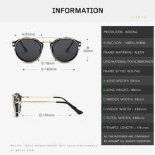 Carica l'immagine nel visualizzatore di Gallery, KDEAM Retro Steampunk Round Clip On Sunglasses Men Women Double Layer Removable Lens Baroque Carved Legs Glasses UV400  With Box