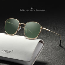 Load image into Gallery viewer, KDEAM Retro Style Round Sunglasses Women Fine lines Designer Vintage Glasses Lady with Leather Case