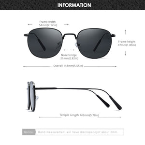 KDEAM Retro Style Round Sunglasses Women Fine lines Designer Vintage Glasses Lady with Leather Case