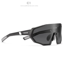 Load image into Gallery viewer, KDEAM Shatterproof TR90 Active Polarized Sunglasses Men Ultra-grip Rubber Nose Multilayer Mirror Lens + Clear Lens KD0802