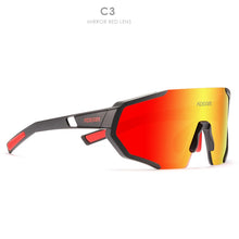 Load image into Gallery viewer, KDEAM Shatterproof TR90 Active Polarized Sunglasses Men Ultra-grip Rubber Nose Multilayer Mirror Lens + Clear Lens KD0802