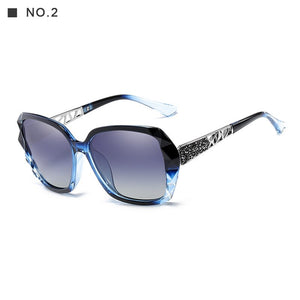 KDEAM Shiny For Women Sunglasses Polarized Butterfly Diamond Designer Sun Glasses Female UV-protected and Box