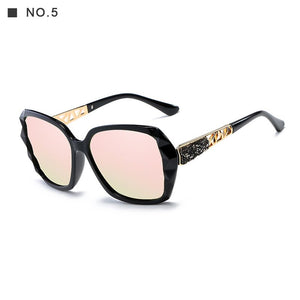 KDEAM Shiny For Women Sunglasses Polarized Butterfly Diamond Designer Sun Glasses Female UV-protected and Box