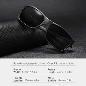 KDEAM Sports Polarized Sunglasses For Men 145mm Lens Width Coating Sunglass TR90 Material Frame Mirror Glasses KD189