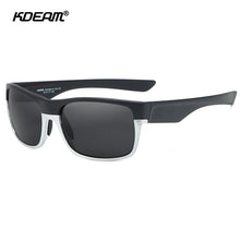 Load image into Gallery viewer, KDEAM Sports Polarized Sunglasses For Men 145mm Lens Width Coating Sunglass TR90 Material Frame Mirror Glasses KD189