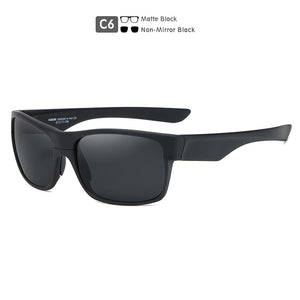 KDEAM Sports Polarized Sunglasses For Men 145mm Lens Width Coating Sunglass TR90 Material Frame Mirror Glasses KD189