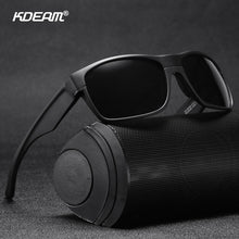 Load image into Gallery viewer, KDEAM Sports Polarized Sunglasses For Men 145mm Lens Width Coating Sunglass TR90 Material Frame Mirror Glasses KD189