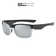 Load image into Gallery viewer, KDEAM Sports Polarized Sunglasses For Men 145mm Lens Width Coating Sunglass TR90 Material Frame Mirror Glasses KD189