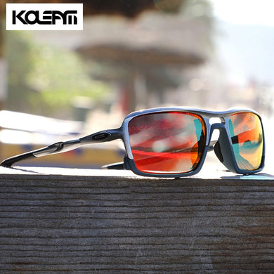KDEAM Square Polarized Sunglasses Men Design Sports Style Sun Glasses Lightweight Durable TR90 Frame UV400 Goggles A55