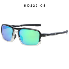 Load image into Gallery viewer, KDEAM Square Polarized Sunglasses Men Design Sports Style Sun Glasses Lightweight Durable TR90 Frame UV400 Goggles A55