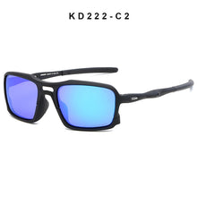 Load image into Gallery viewer, KDEAM Square Polarized Sunglasses Men Design Sports Style Sun Glasses Lightweight Durable TR90 Frame UV400 Goggles A55