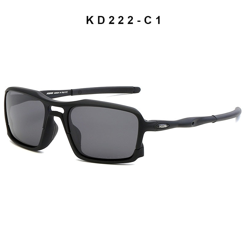 KDEAM Square Polarized Sunglasses Men Design Sports Style Sun Glasses Lightweight Durable TR90 Frame UV400 Goggles A55