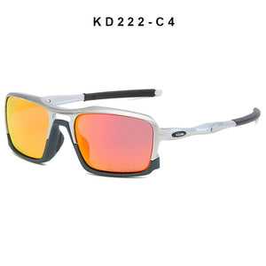 KDEAM Square Polarized Sunglasses Men Design Sports Style Sun Glasses Lightweight Durable TR90 Frame UV400 Goggles A55