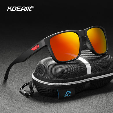 KDEAM Square Polarized Sunglasses for Women/Men Classic Brand Sun glasses Coating Lens Driving Eyewear 2023 New