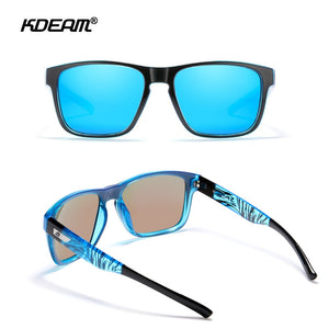 KDEAM Square Polarized Sunglasses for Women/Men Classic Brand Sun glasses Coating Lens Driving Eyewear 2023 New