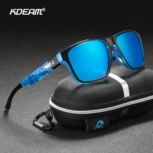 KDEAM Square Polarized Sunglasses for Women/Men Classic Brand Sun glasses Coating Lens Driving Eyewear 2023 New
