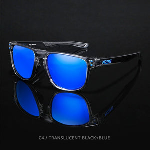 KDEAM Star Creation TR90 Sunglasses Men Straight Titanium Frame Eyeglass Polarized Sun Glasses For All Occasions