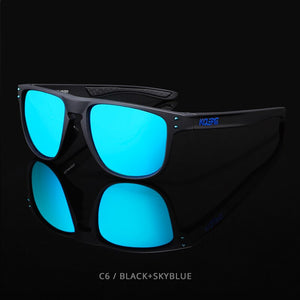 KDEAM Star Creation TR90 Sunglasses Men Straight Titanium Frame Eyeglass Polarized Sun Glasses For All Occasions