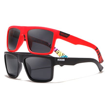 Load image into Gallery viewer, KDEAM Straight Topline Rectangle Polarized Sunglasses Men Brand&#39;s Signature Sun Glasses Sport Shades Includes Protective Case