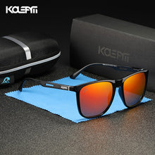 Load image into Gallery viewer, KDEAM Strong Spring Hinges Coating Polarized Sunglasses Men Light TR90 Frame Sun Glasses with Aluminum Magnesium Legs