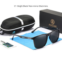 Load image into Gallery viewer, KDEAM Strong Spring Hinges Coating Polarized Sunglasses Men Light TR90 Frame Sun Glasses with Aluminum Magnesium Legs